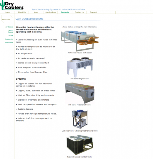 Dry Coolers Landing Page Dry Coolers Landing Page