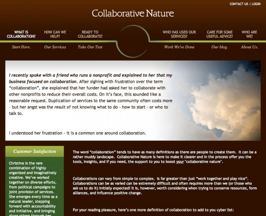 Collaborative Nature Start Collaborative Nature Start