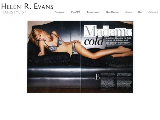 Helen Evans website Helen Evans website