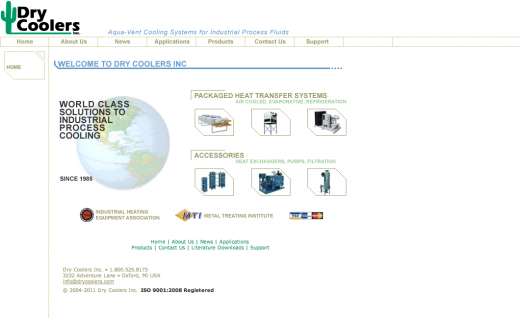 Dry Coolers Landing Page Dry Coolers Landing Page