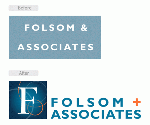Logo Before and After Logo Before and After