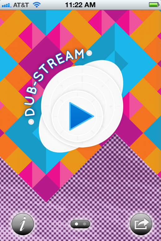 Dubstream Paused with Sharing Menu